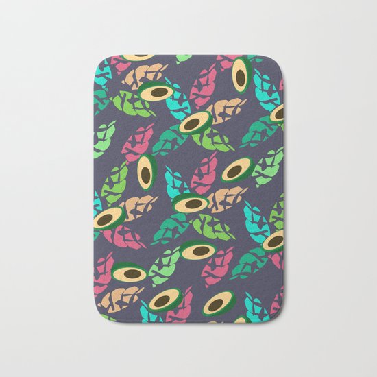 Strange avocados Bath Mat