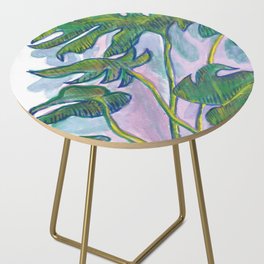 Monstera Side Table