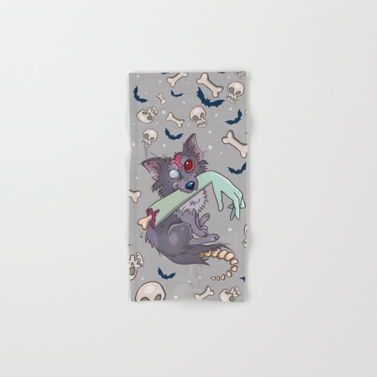 Rufus the zombie dog Hand & Bath Towel