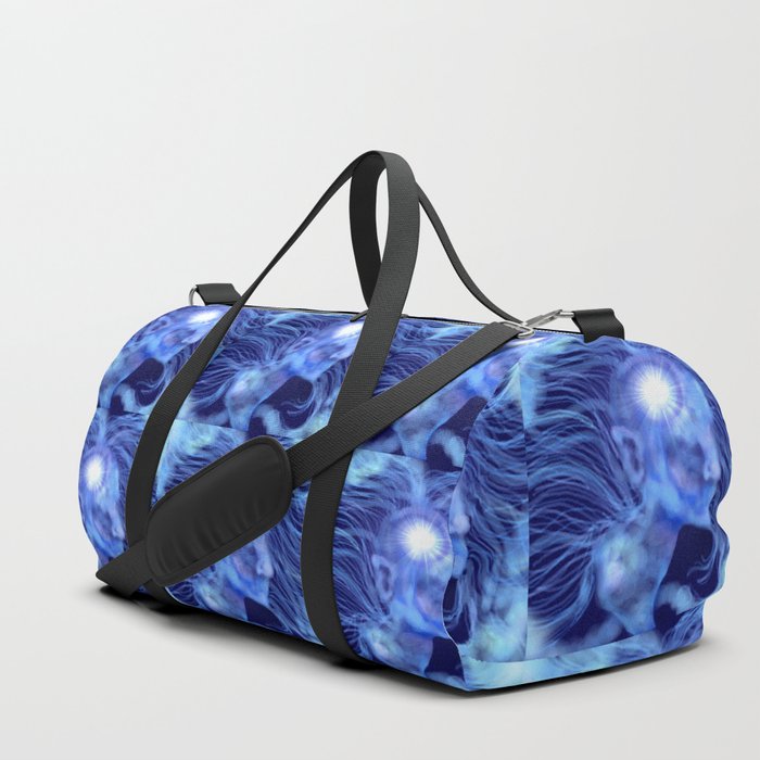 Blue Dream Lady Silhouette Duffle Bag