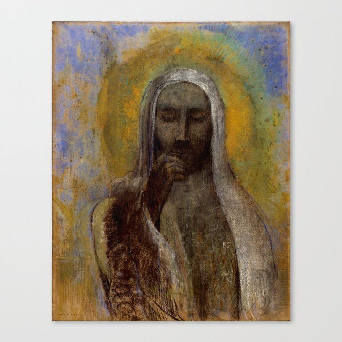 Odilon Redon "Christ In Silence" Canvas Print