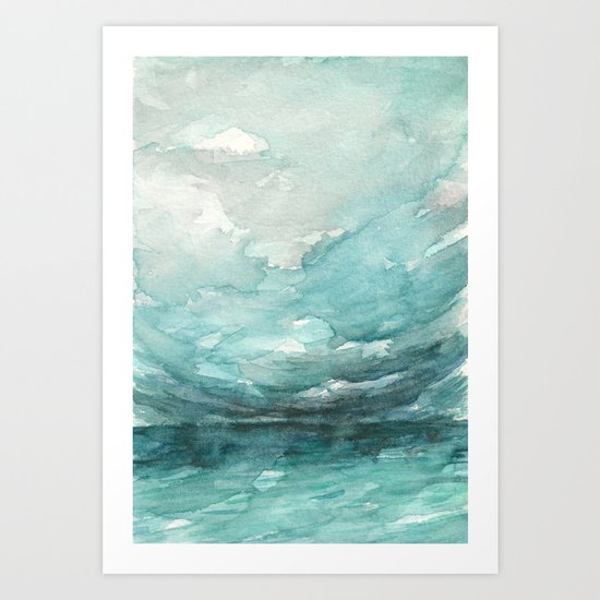 Above the Horizon Art Print