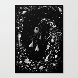 SPACE DIVE Canvas Print