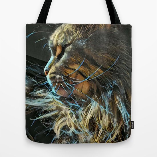 Profil De Chat Tote Bag By Tayatamelie Society6