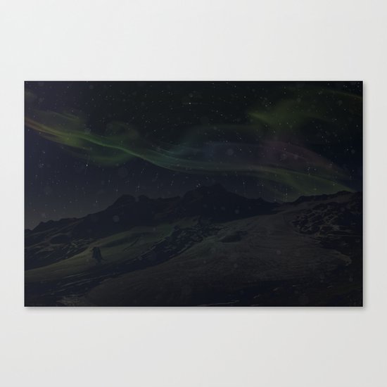 Hoth Northern Lights Canvas Print