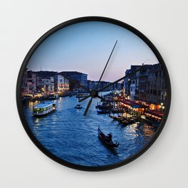 Venice at dusk - Il Gran Canale Wall Clock