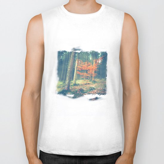 the red tree Biker Tank