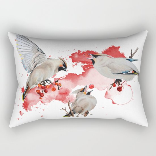 Feeding time Rectangular Pillow