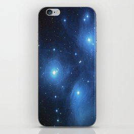 The Pleiades, an open cluster consisting of approximately 3,000 stars at a distance of 400 light years. iPhone Skin