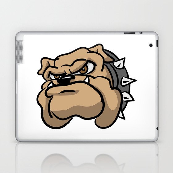 Cartoon Bulldog Laptop & iPad Skin