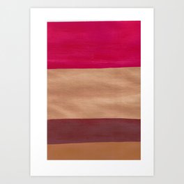 Red Horizon Art Print