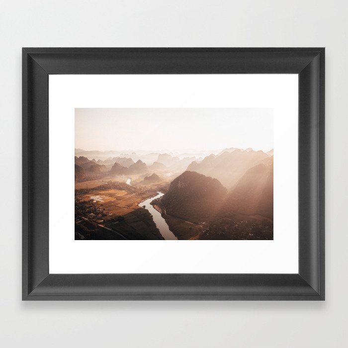 Creeping Daylight Framed Art Print