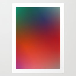 87  Aesthetic Gradient 221118 Valourine Design Art Print