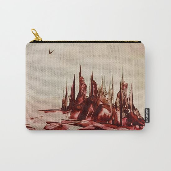 Red Alienlandscape Carry-All Pouch