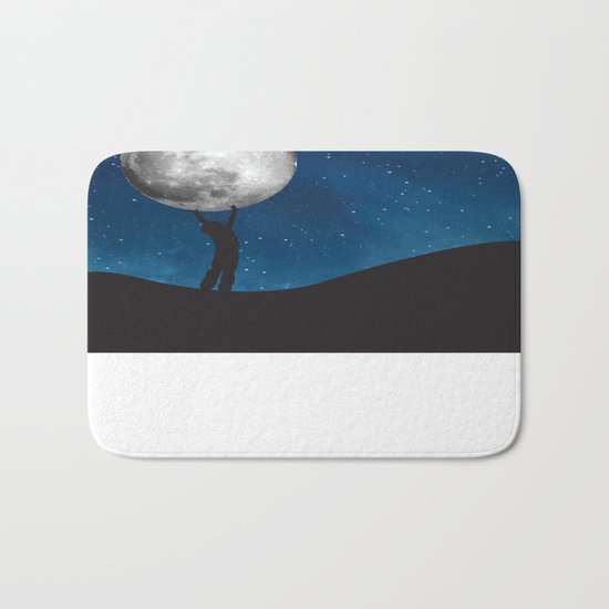 Holding The Moon Bath Mat