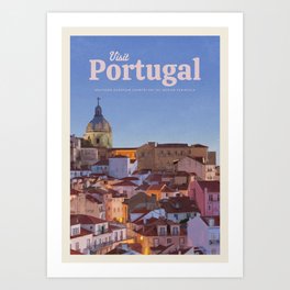 Visit Portugal Art Print