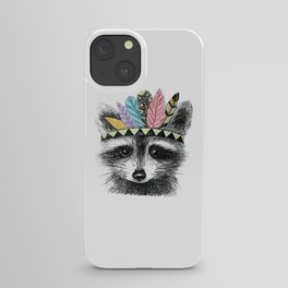 raccoon iPhone Case