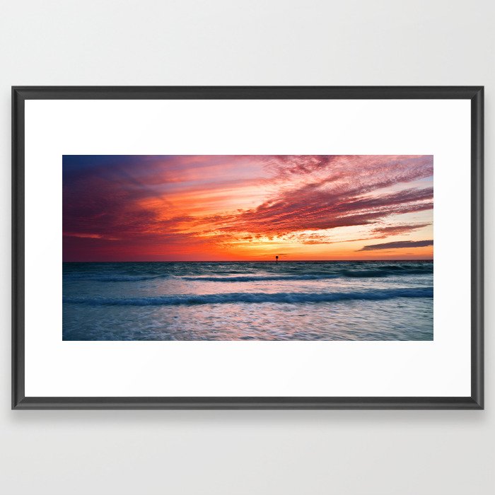 Clearwater Beach, Florida Framed Art Print