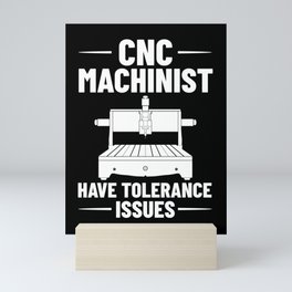 CNC Machine Machinist Programmer Operator Router Mini Art Print