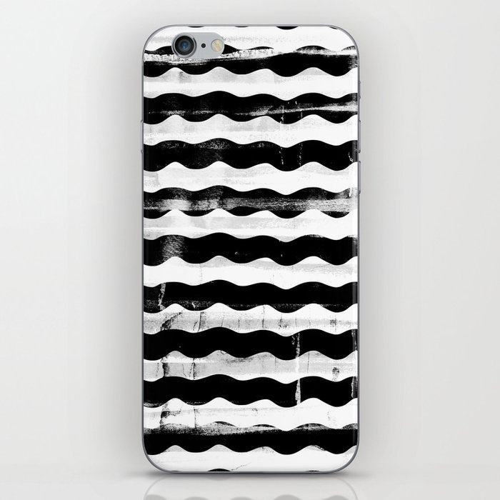 Black Waves iPhone Skin