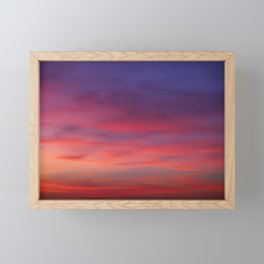 Rainbowed Sky Framed Mini Art Print