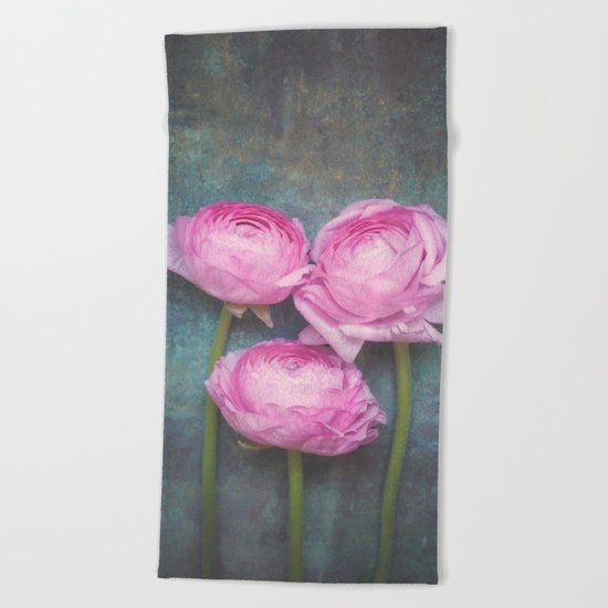 Beautiful Ranunculus Beach Towel