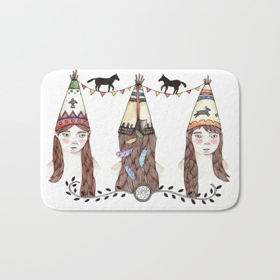 Tipi Party Bath Mat