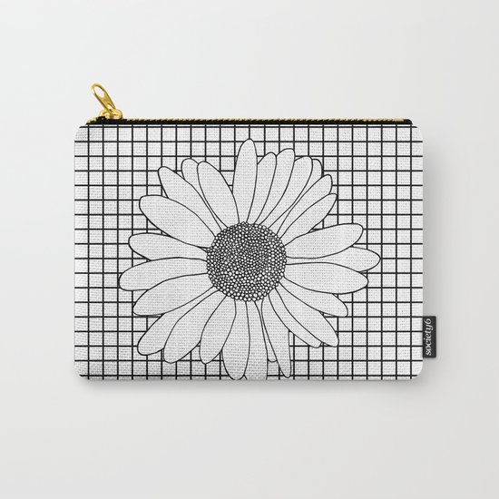 Daisy Grid Carry-All Pouch