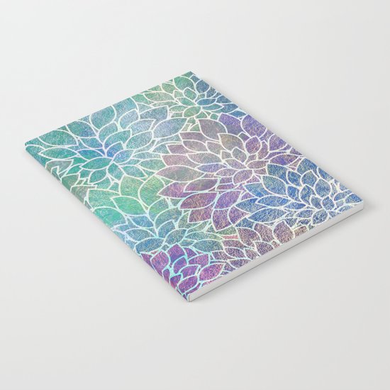 Floral Abstract 9 Notebook