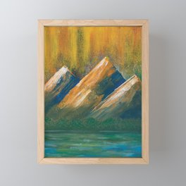 The magic mountain Framed Mini Art Print