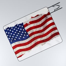 The US Flag Picnic Blanket