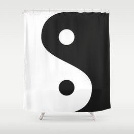 Ying-Yang No.2 Shower Curtain