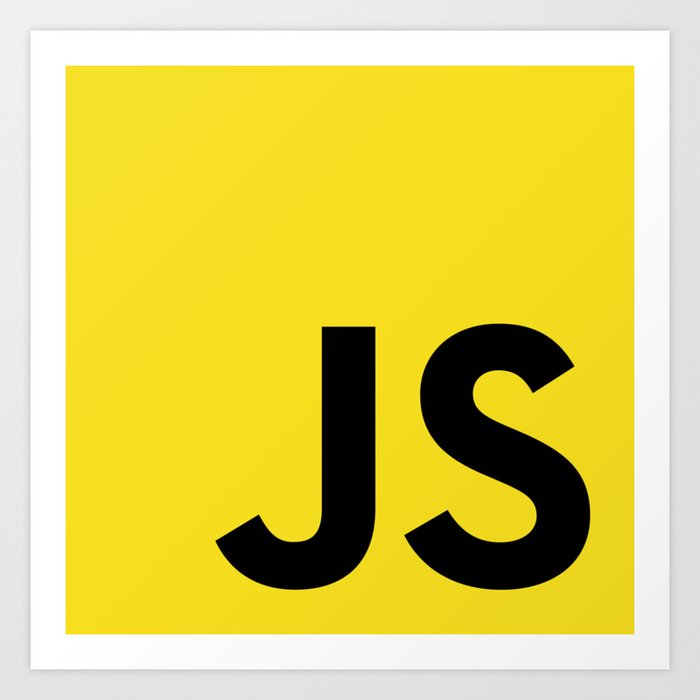 Javascript (JS) Art Print