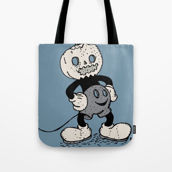 Mickey Pumpkin (desaturated) Tote Bag