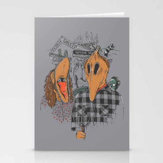 Beetle Gothic - A portrait of the recently deceased Stationery Cards
