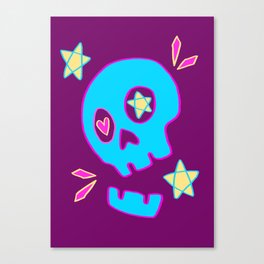 Skull & Stars Canvas Print