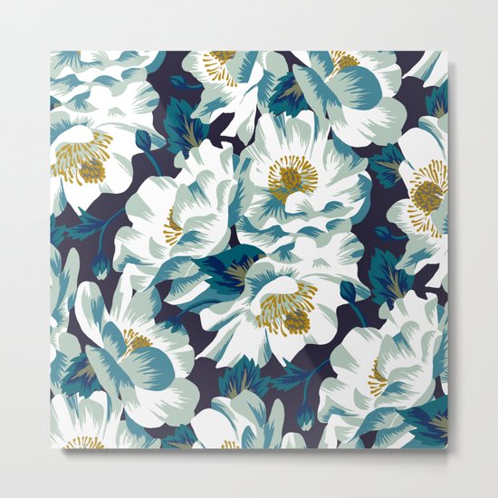 Mount Cook Lily (Night) Metal Print
