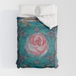 Vintage Fairy Tale Magic Rose Comforter