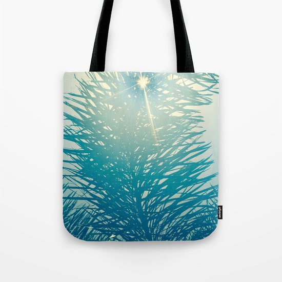 Peeking Sun Tote Bag