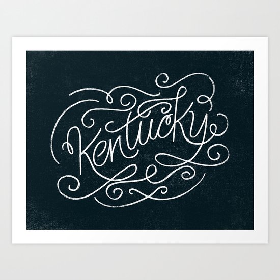 KENTUCKY Art Print