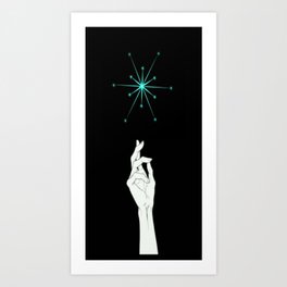 Touch the star Art Print
