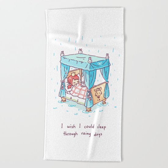 Rainy Days 2 Beach Towel
