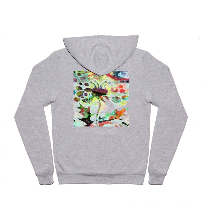 Bright Floral Side Note Hoody