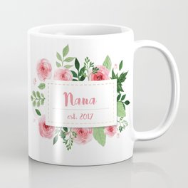 nana est. 2017 floral announcement Mug