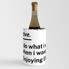 Retired. definition-Funny Retirement Gift Wine Chiller