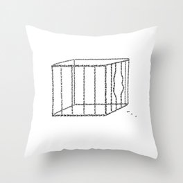 Cage of the Self Throw Pillow