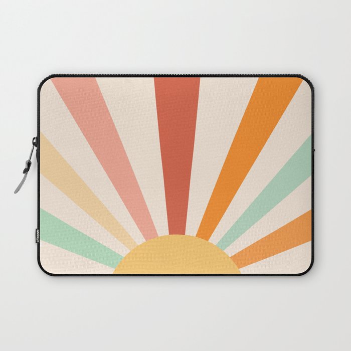 Boho Sun Colorful Laptop Sleeve
