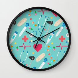 Healthcare Heroes Wall Clock
