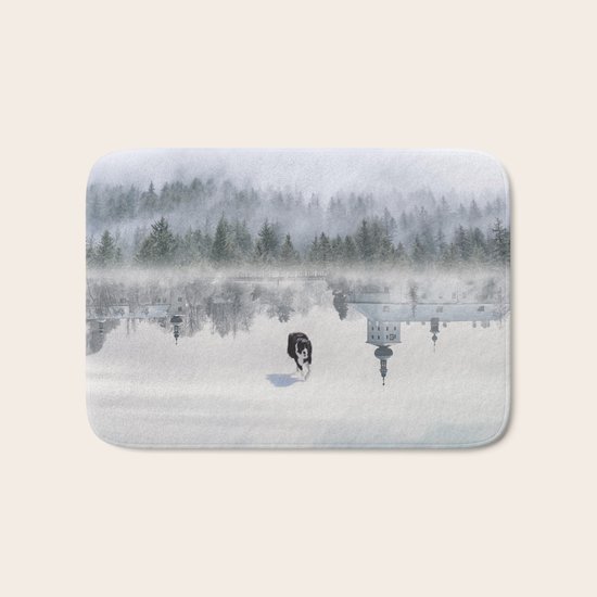 Dreaming Dog Bath Mat