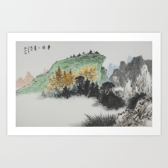 Spring of Pin-Din Art Print